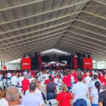 Mauricio Aguilar ratifica su apoyo a Jaime Durán en medio de multitudinaria concentración en Cenfer